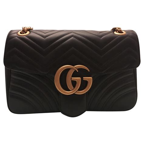 second hand gucci marmont bag|Gucci Marmont bag used.